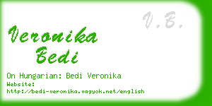 veronika bedi business card